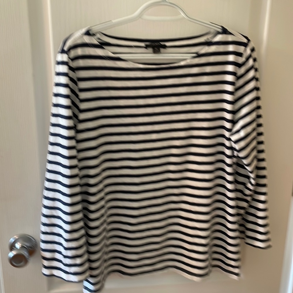 J Crew French boatneck top